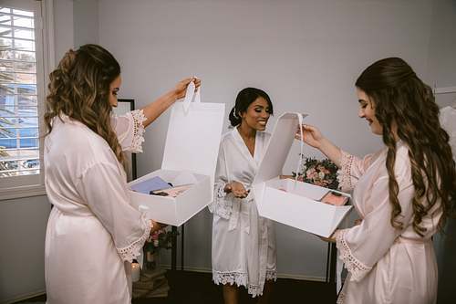 Bride Getting Ready