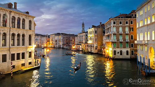 Venice Canal at Dusk