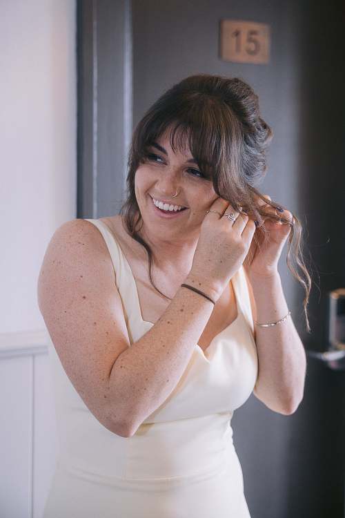 Bride Getting Ready