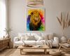 Leo colour fusion - This painting is exhibit in France