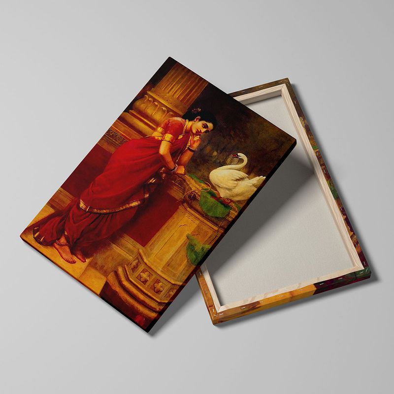 Hamsa Damayanti-Raja Ravi Verma