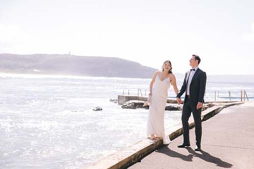 Wedding Photo at Palm Beach Whale Beach