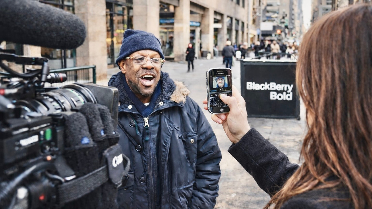 BlackBerry Bold event NYC rendering by Martin Potter