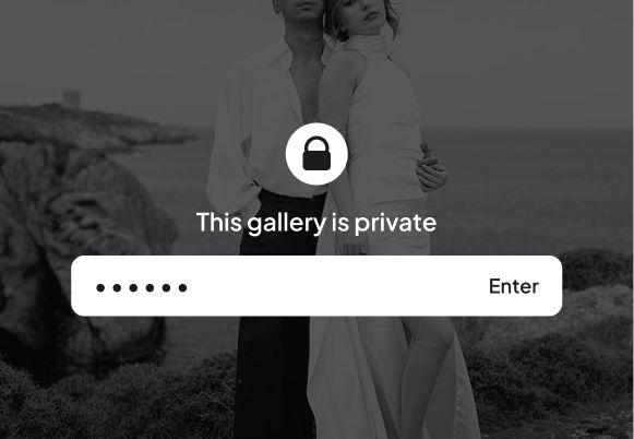 A Gallery Link protected by a password