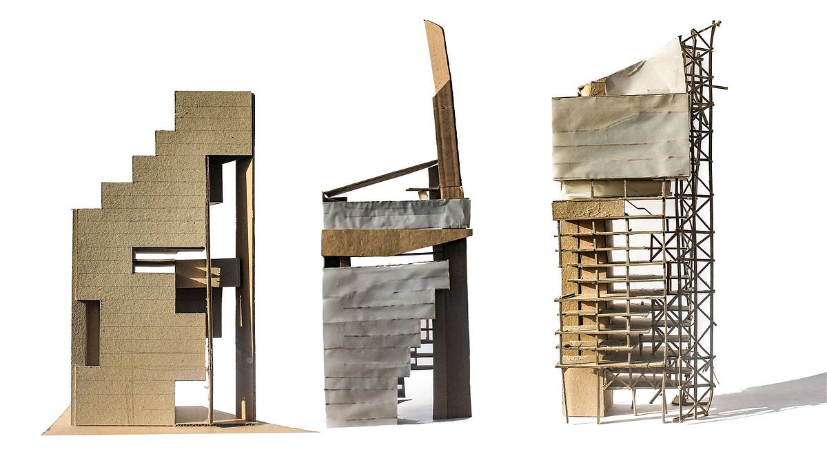 proceso dise&ntilde;o torre corporativa modelado arquitectura