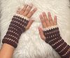 ⋆Dainty striped gloves - Crochet PDF pattern⋆