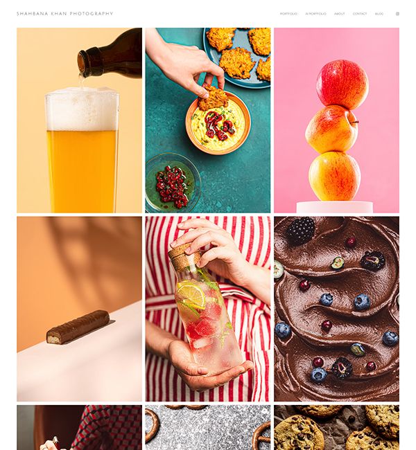 Shahbana Khan Portfolio Website Examples