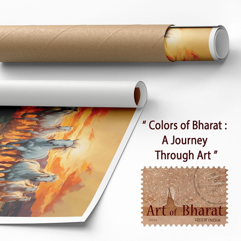 The Seven White Horses – A Vastu Shastra Blessing in Motion