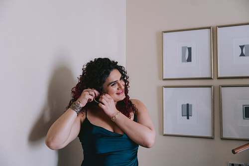 Bride Getting Ready