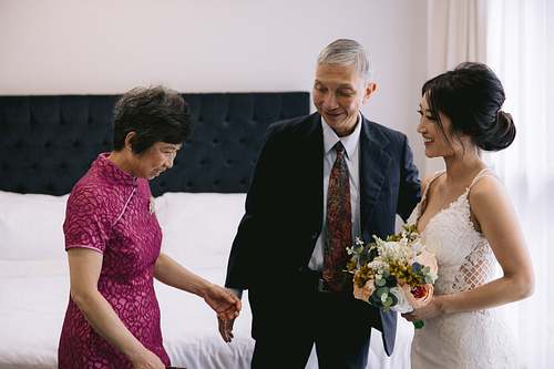 Groom Getting Ready