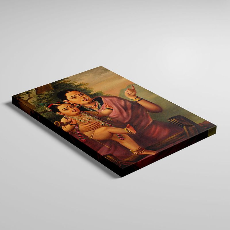 Littile Krishna & Yasoda-Raja Ravi Verma