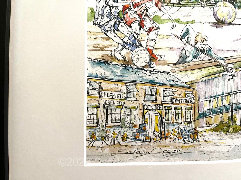 Sheffield City Landmarks | The Steel City | Original Art | Historic Yorkshire