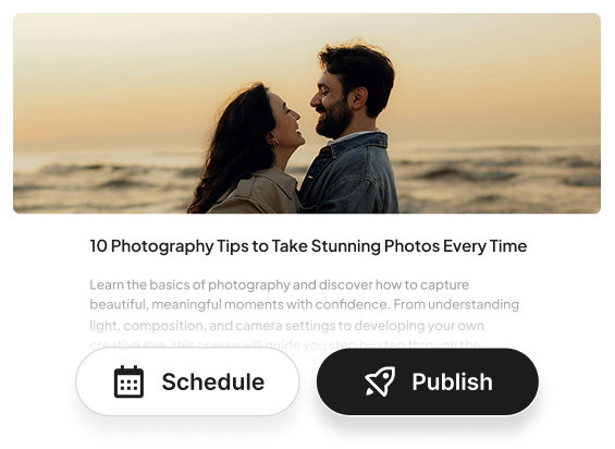 Write and publish