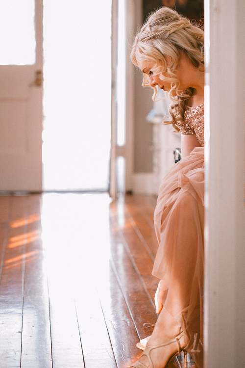 Bride Getting Ready