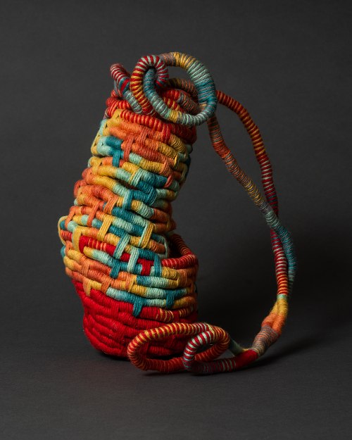 a series of deconstructed, soft, sculptural vessels created to explore the possibilities of form and color