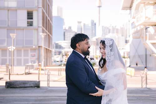 Bride and Groom's First Look