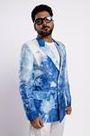 Single Breasted Blazer - Summer Sky