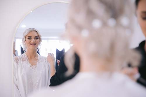 Bride Getting Ready