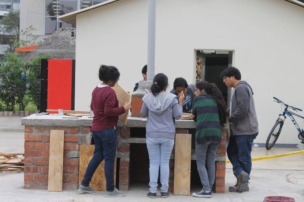 community oven construction process sustainable architecture peru