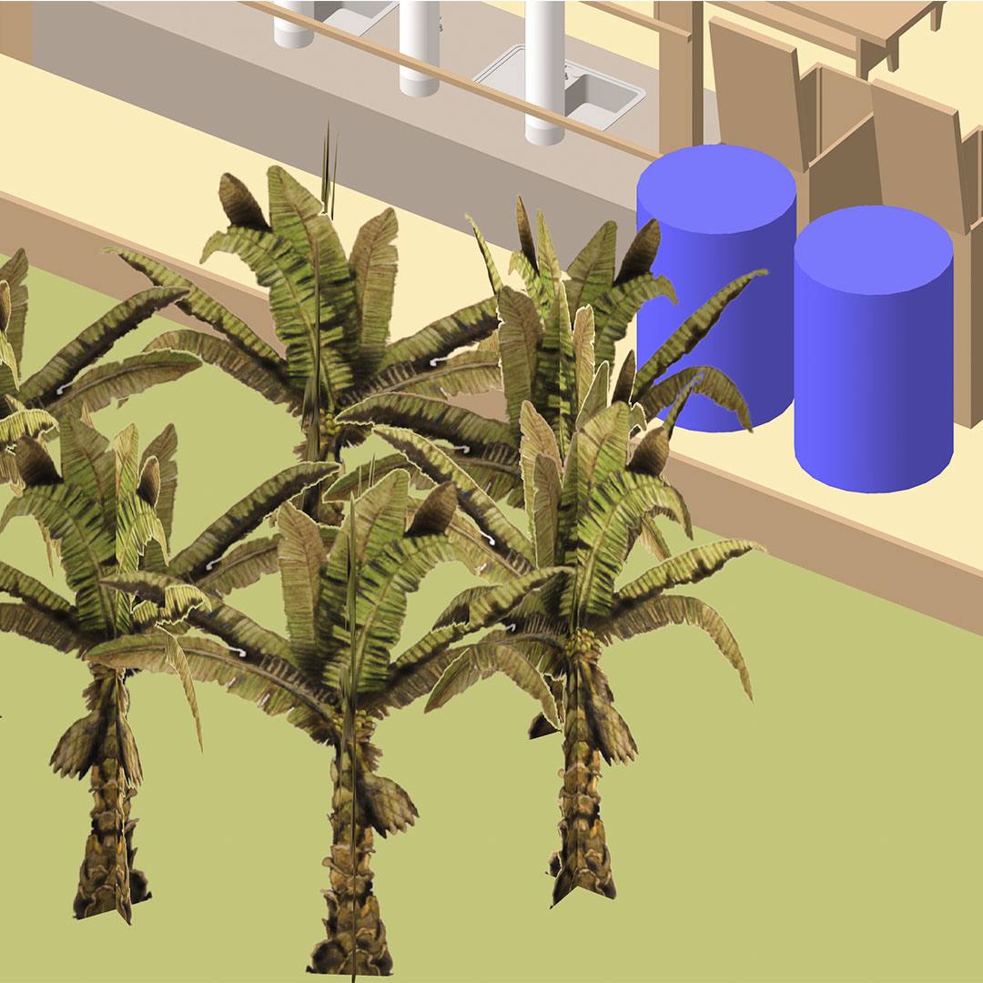 constructed wetland compost system circular economy architecture