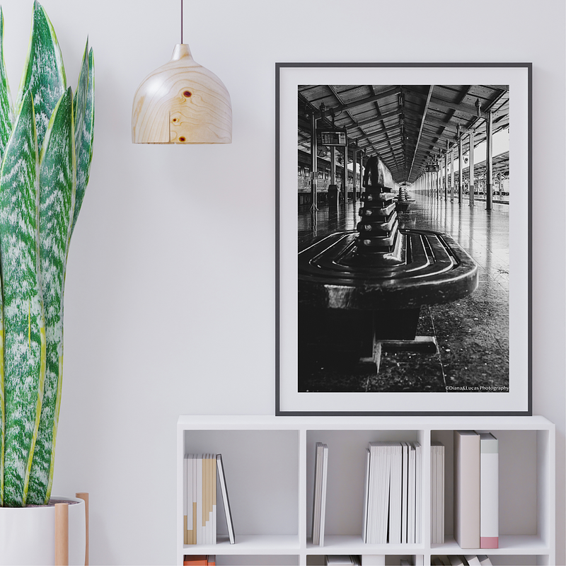 COLLECTION - URBAN GEOMETRY VERTICAL - "Station Silence" - LIMITED EDITION 10 of 10