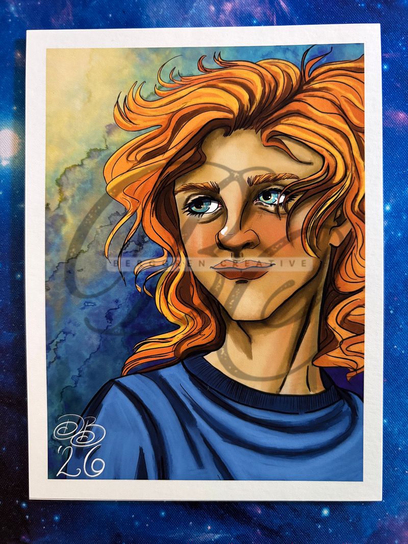 Varian from Dark Wings 4x5.3" Giclee art print - signed!