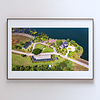 COLLECTION - FROM ABOVE HORIZONTAL - "The Green Peninsula" - LIMITED EDITION 10 of 10