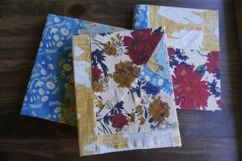 mystery patchwork sketchbooks