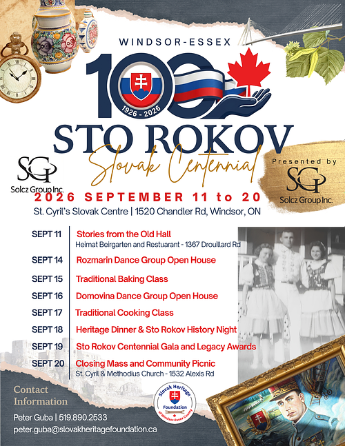 Sto Rokov Centennial Celebration &ndash; Full Program