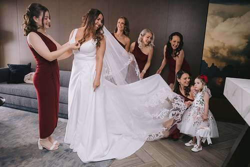 Bride Getting Ready