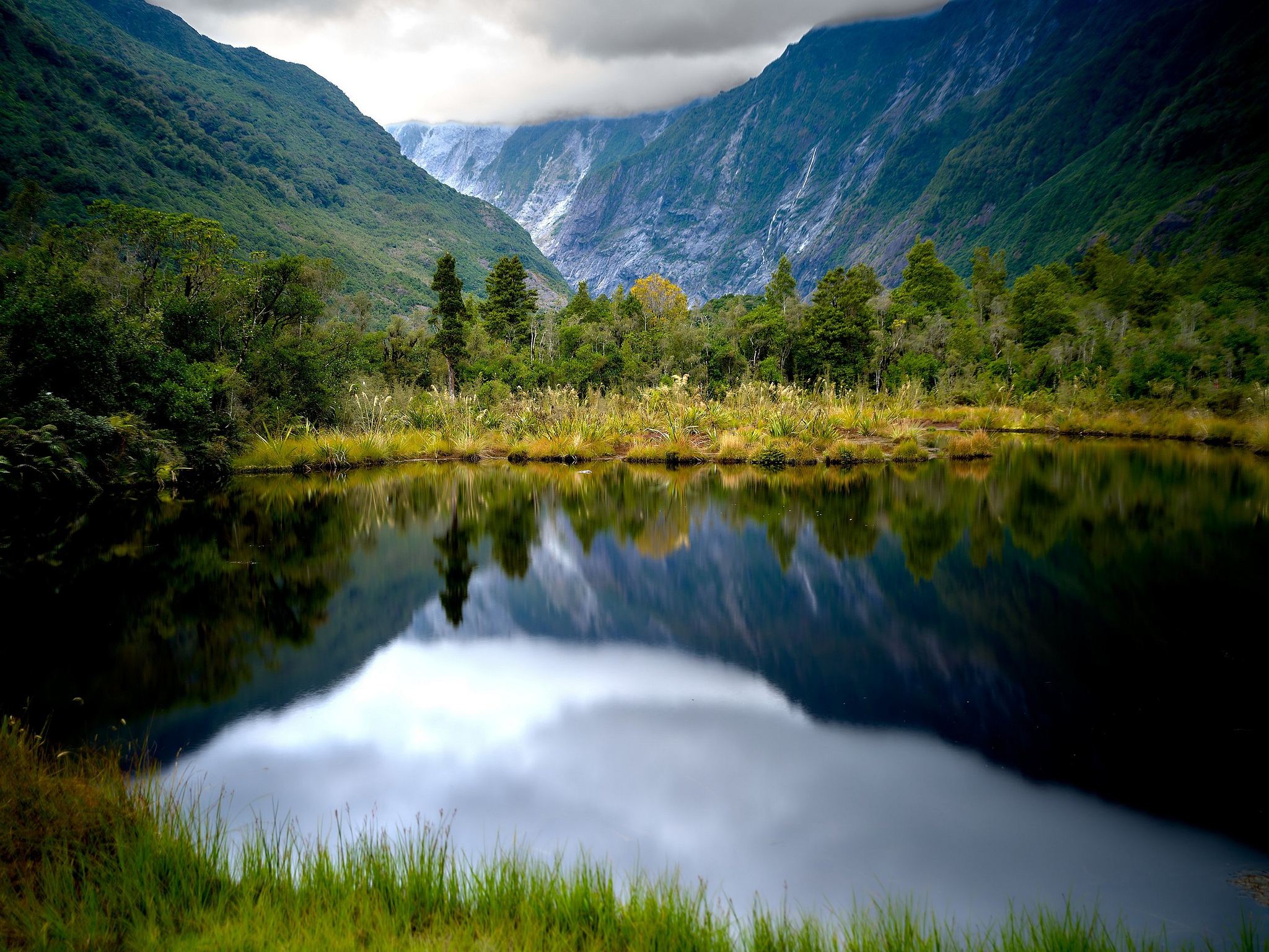Peter's Pond at Franz Josef Glacier - Franz Josef, New Zealand