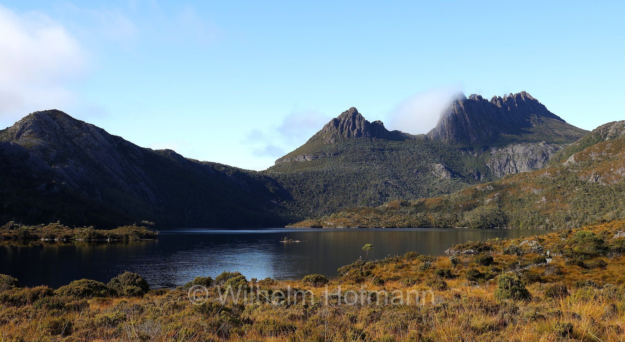 Cradle Mountain, Little Horn, Dove Lake, Cradle Mountain National Park, Cradle Mountain-Lake St Clair National Park, Cradle-Mountain-Lake-St.-Clair-Nationalpark, Parco nazionale del monte Cradle-lago St Clair, Tasmania, Tasmanien, Australia, Australien