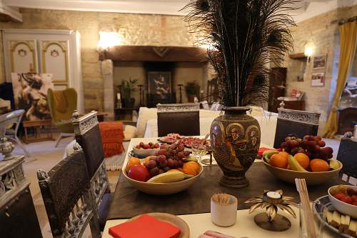 Petit-d&eacute;jeuner au ch&acirc;teau