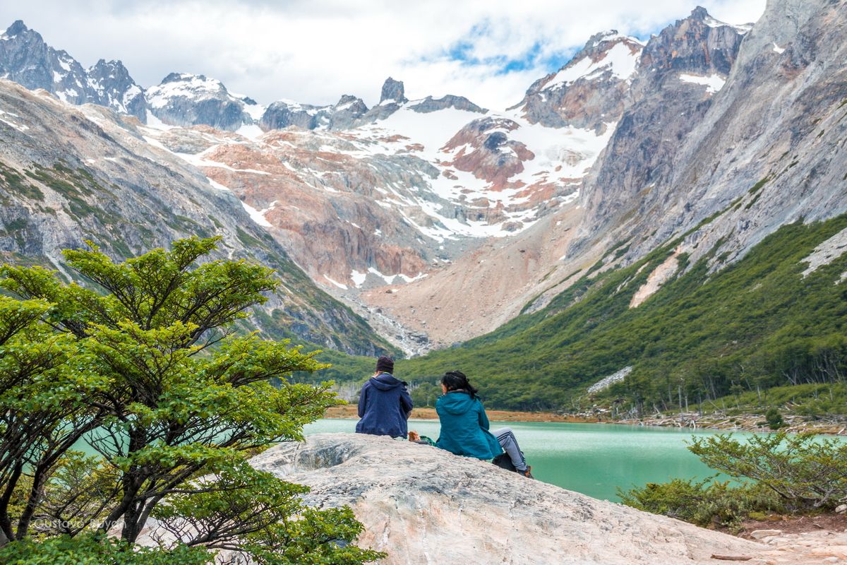 Vista Laguna Esmeralda en Ushuaia