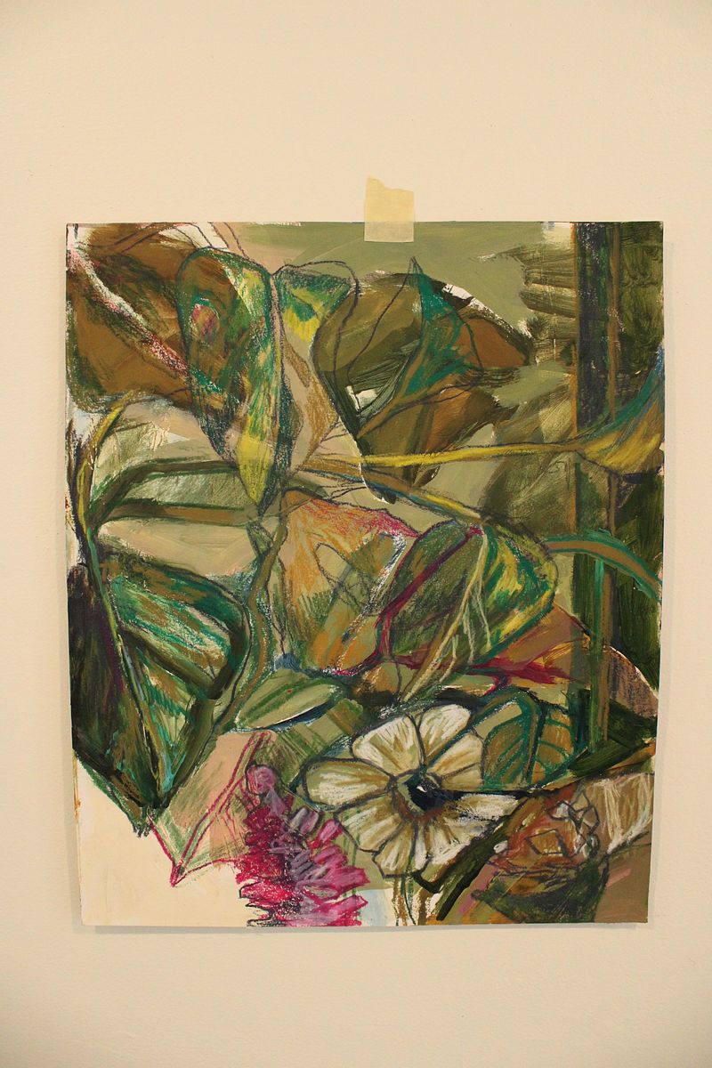 pothos & wild flowers