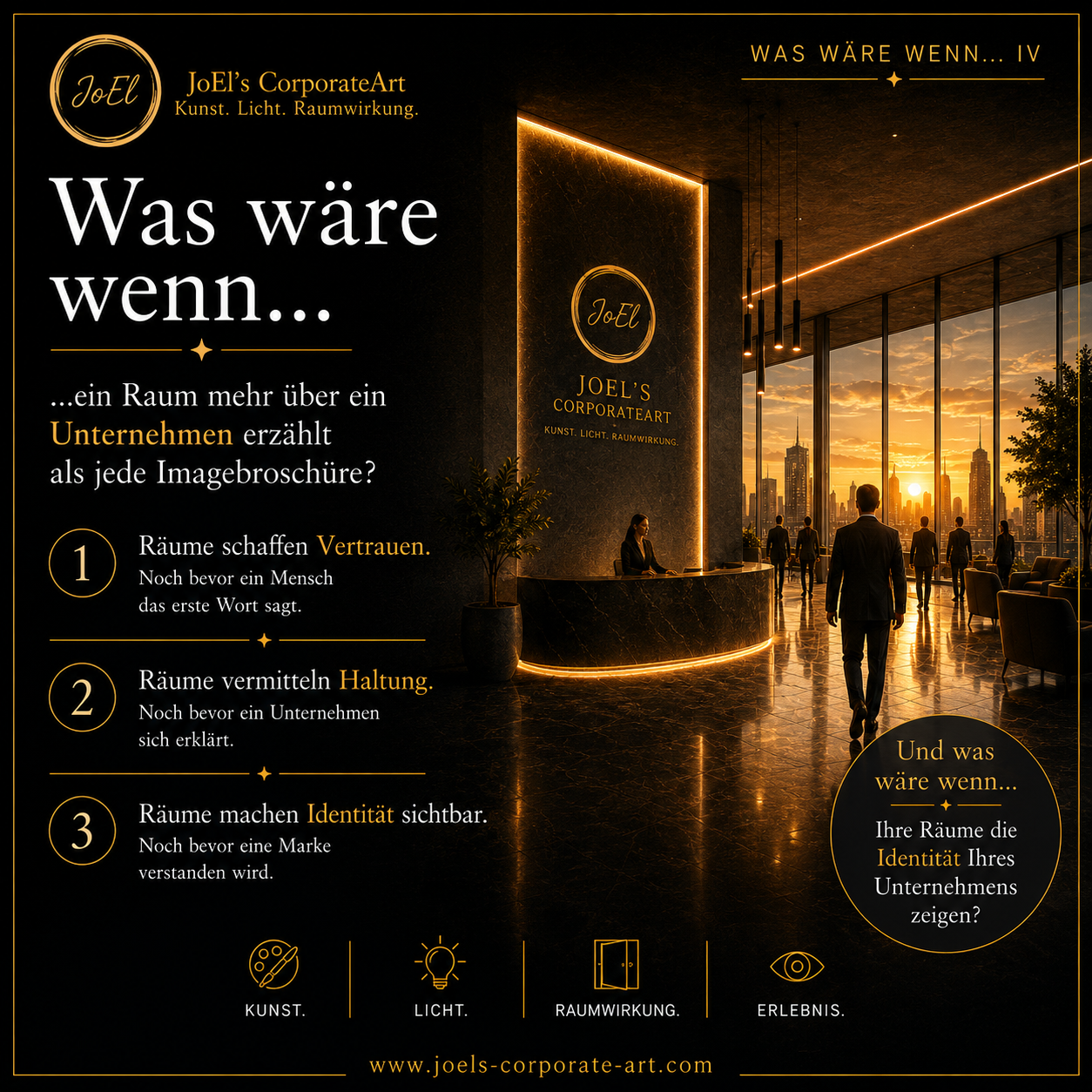 JoEl&rsquo;s CorporateArt | Digitale Kunst & Raumwirkung