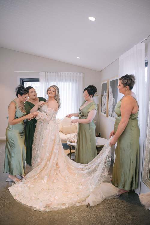 Bride Getting Ready