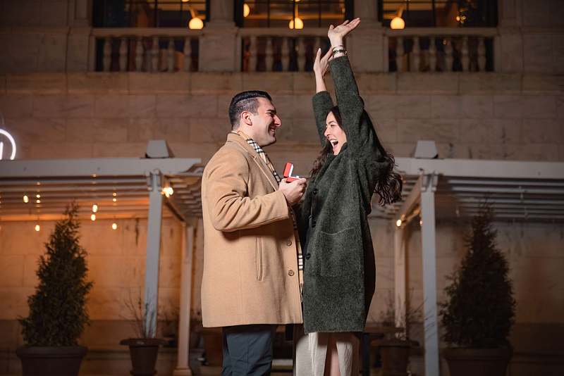 Jockey Hollow | Morristown New Jersey Winter Proposal | Amanda & Chris