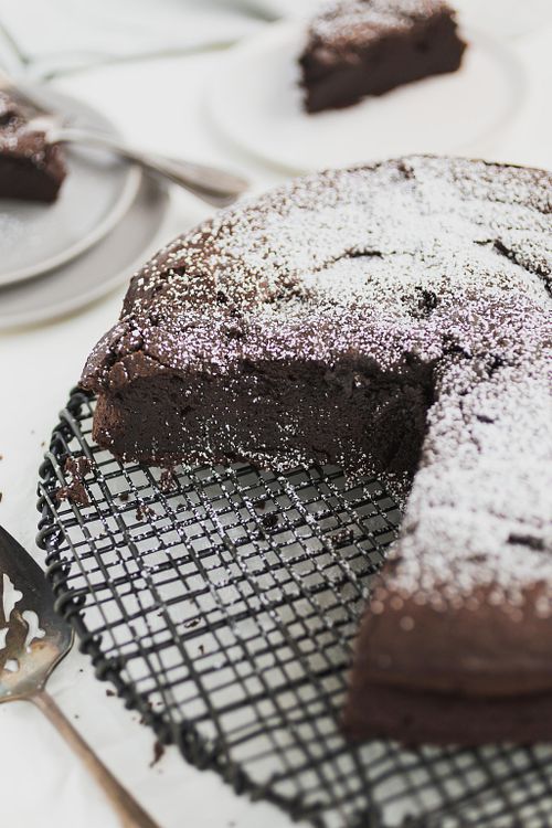 Christa Gault Food Photographer // Flourless Chocolate Cake