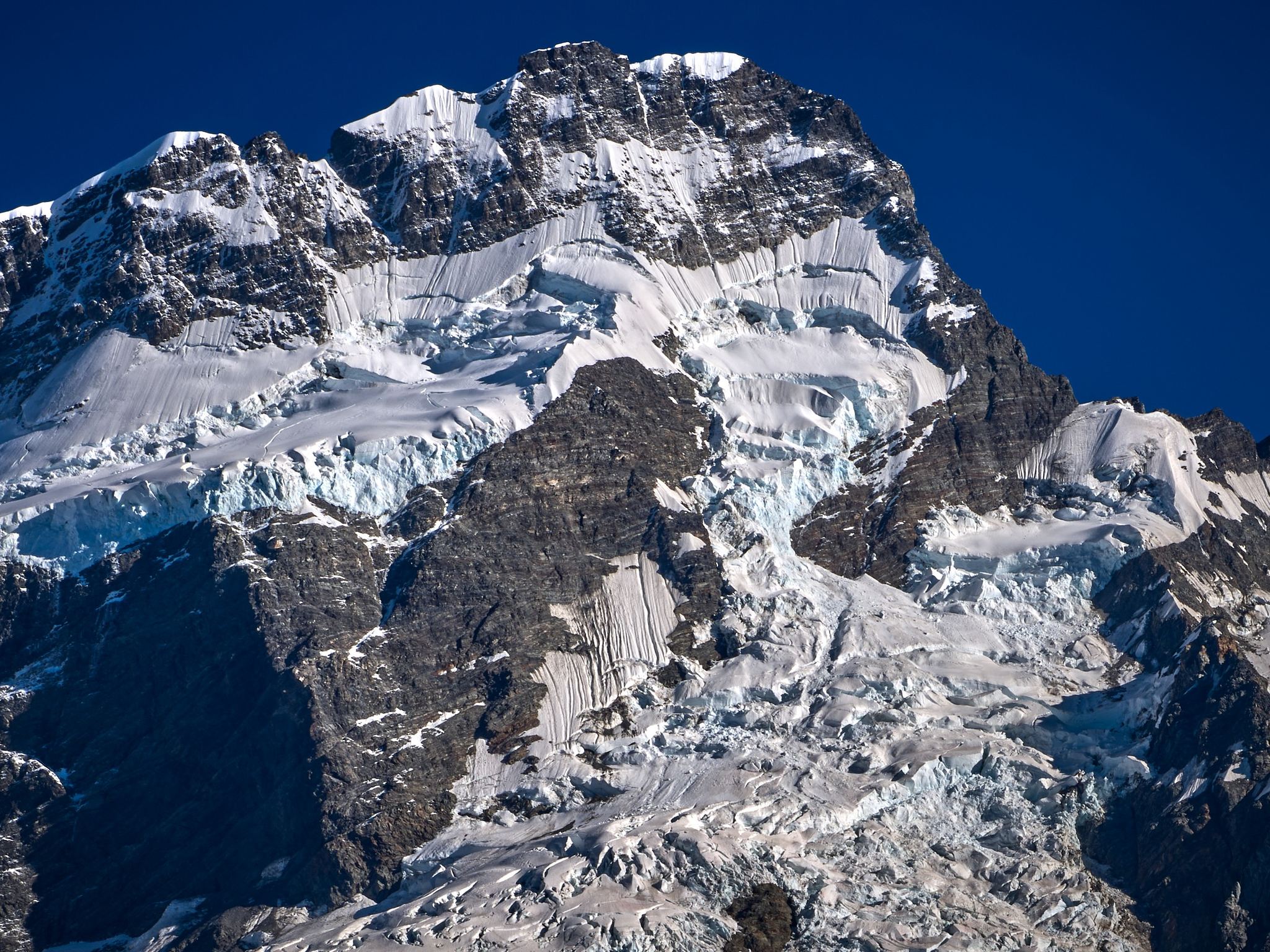 Glaciers and Snowfields at Mt Cook - Canterbury, New Zealand