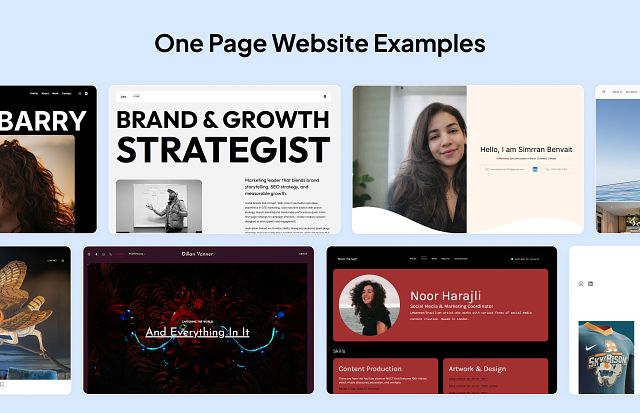 One-Page Website Examples: 8 Sites Worth Learning From