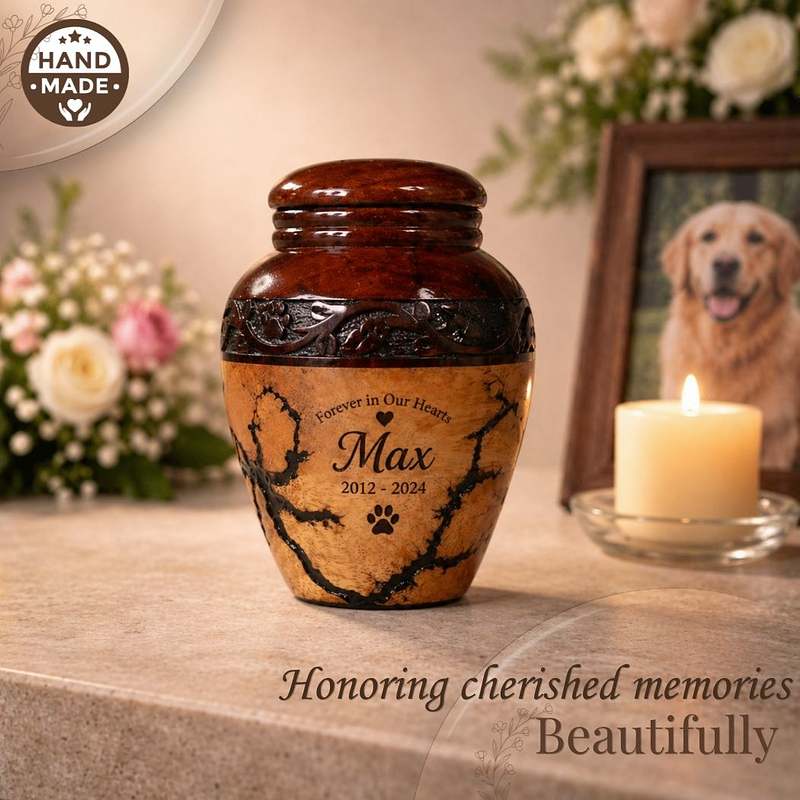 Personalized Turn Wood Pet Urn