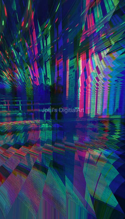 Symmetrische Lichtstruktur