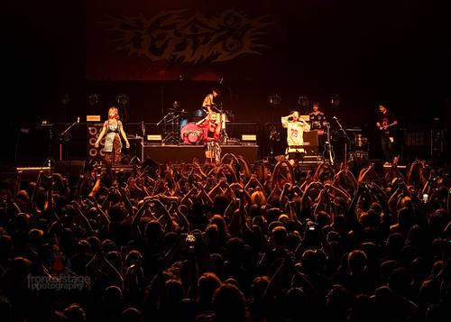Die japanische Metalcore-Band HANABIE in Huxleys Neue Welt, Berlin