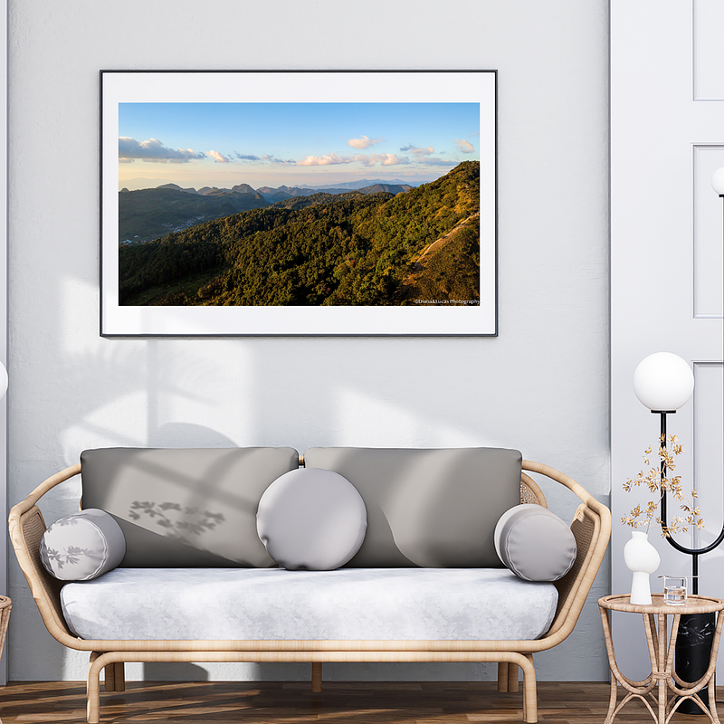 THE ONE - AERIAL PRINTS - "Morning on the Hills" - LIMITED EDITION 5 of 5