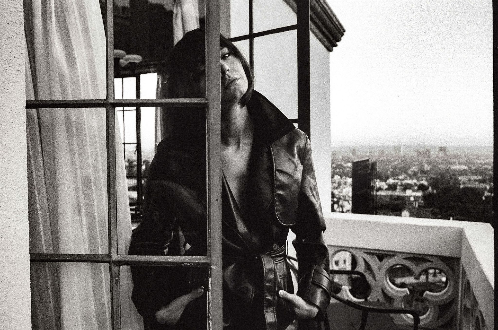 Chef Margarita Lee at the Chateau Marmont shot on 35mm film by copenhagen portrait photographer