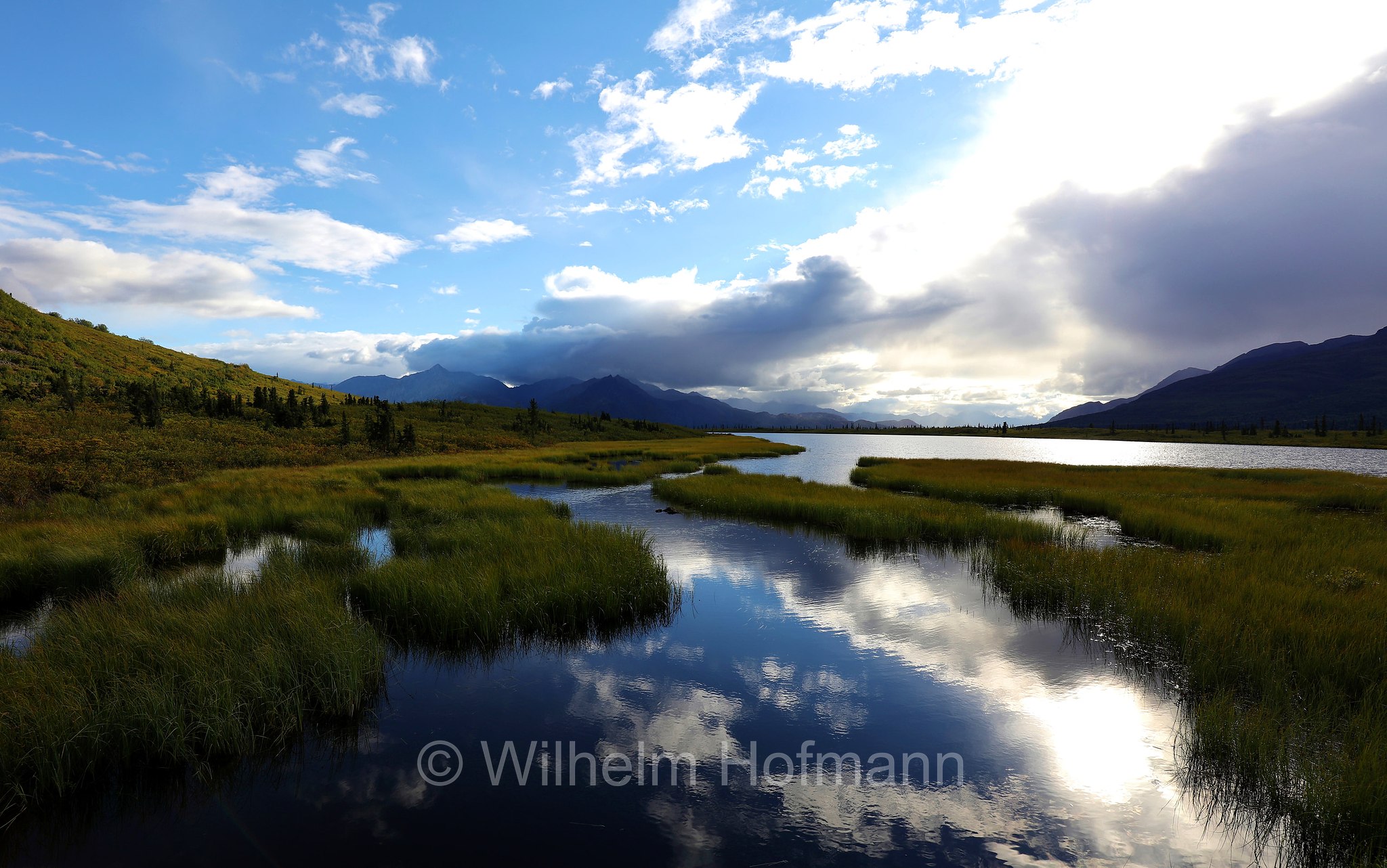 Knob Lake, Matanuska-Susitna Valley, Mat-Su, Alaska, USA