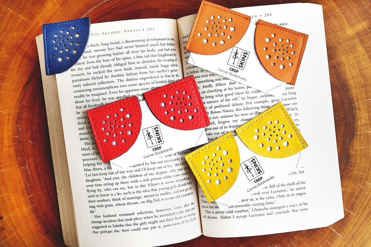 Chop Leather Bookmark by Skins Leather udit kulshrestha Skins Le