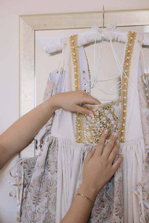 Bride Getting Ready