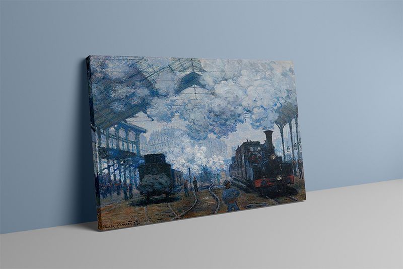 Arrival at Saint-Lazare – Claude Monet’s Busy Paris Station